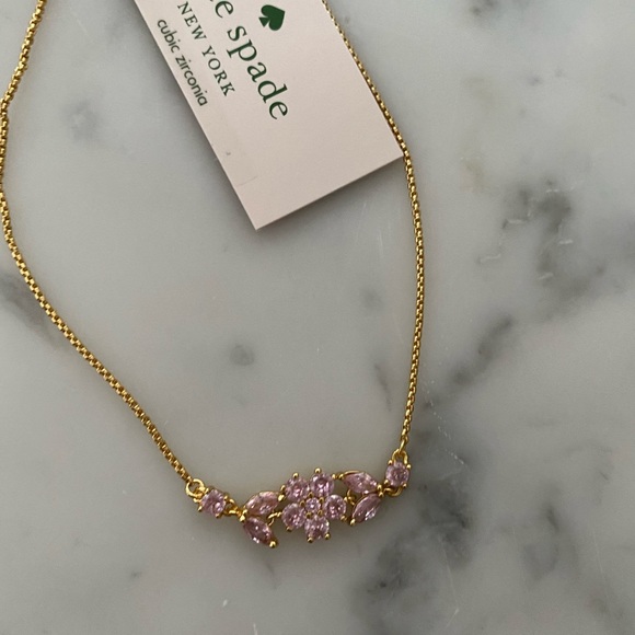 🆕 KATE SPADE | Pink Gardenia flower slider bracelet - Picture 8 of 13